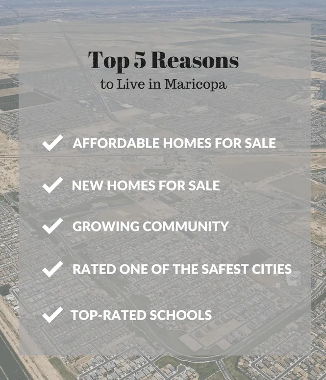 Top 5 Reasons to Live in Maricopa, Arizona