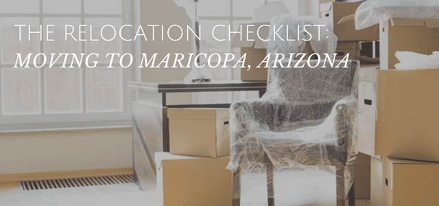 Relocating to a new home in maricopa, az