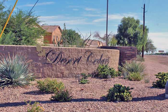 Desert Cedars Subdivision in Maricopa